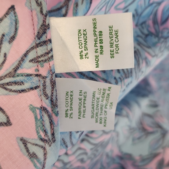 Lilly Pulitzer Chrisella Shirtdress Bermuda Blue You Grow Sz 2 - Picture 10 of 10